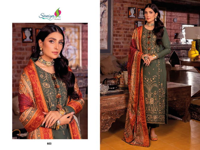 Saniya Trendz Jofa 6 Ethnic Wear Wholesale Pakistani Suits Catalog